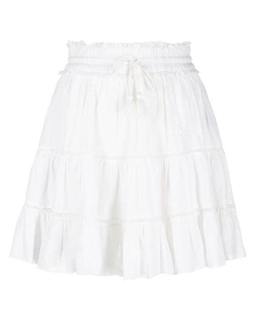 Isabel Marant Etoile drawstring-waist tiered skirt