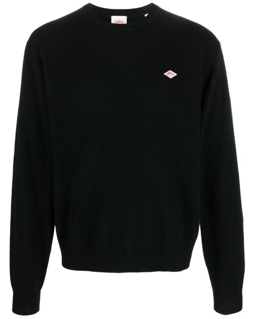 Danton logo-patch woollen jumper