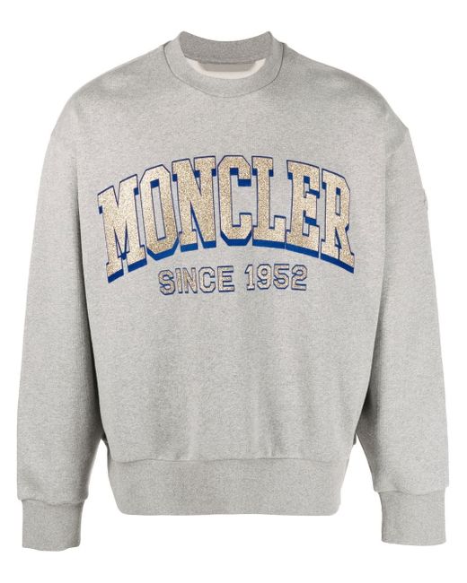 Moncler logo-print crew-neck jumper