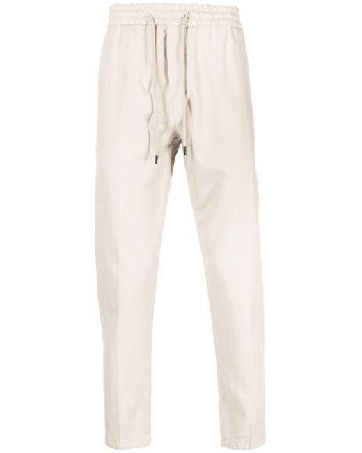 Dondup pressed-crease straight-leg trousers
