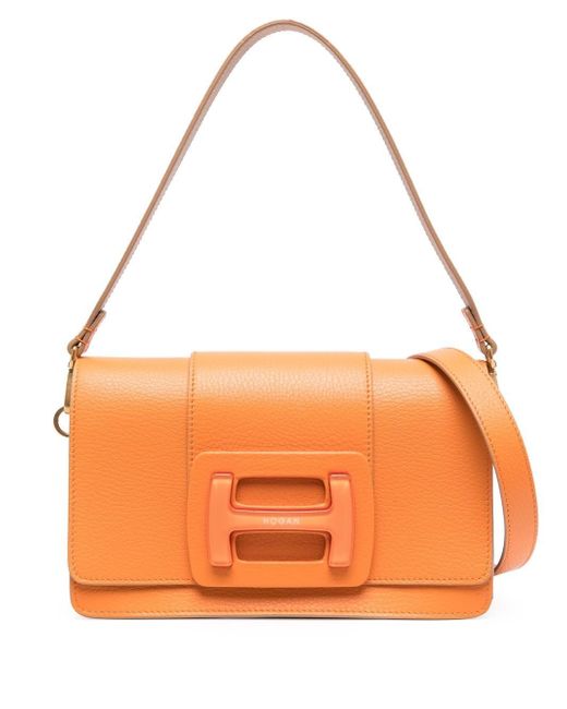 Hogan foldover-top short-handle satchel