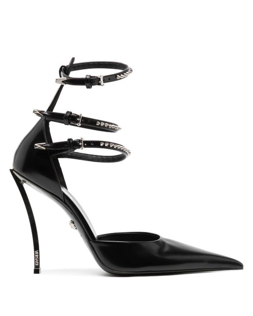 Versace Pin-Point buckled pumps