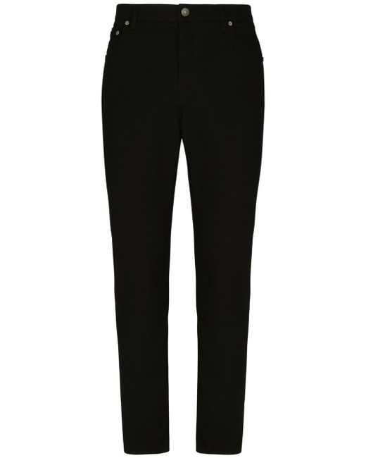 Dolce & Gabbana DG Essentials loose tapered jeans