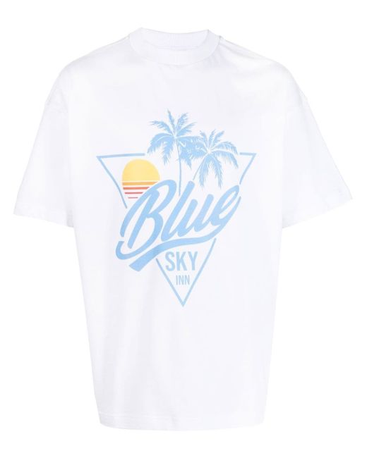 Blue Sky Inn graphic-print T-shirt
