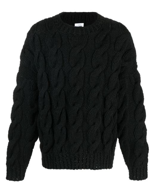 Visvim cable-knit round-neck jumper
