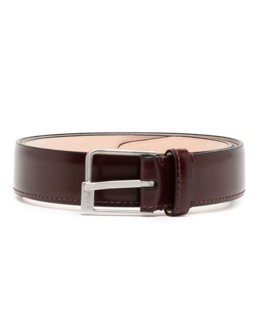 Maison Margiela square-buckle leather belt