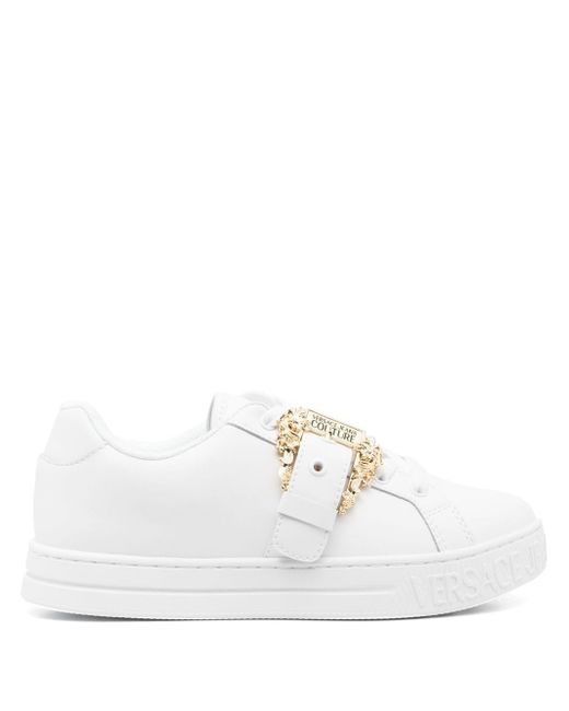 Versace Jeans Couture baroque buckle sneakers