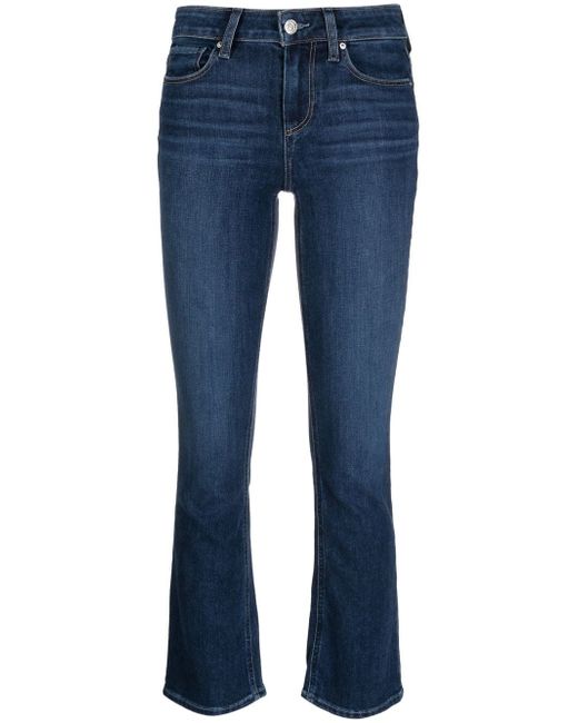 Paige cropped flared jeans
