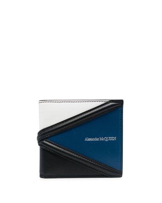 Alexander McQueen colour-block leather wallet