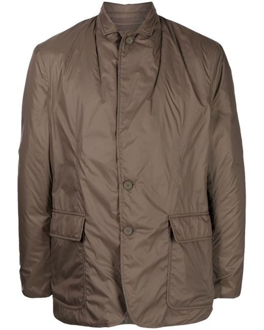 Man On The Boon. padded button-front jacket