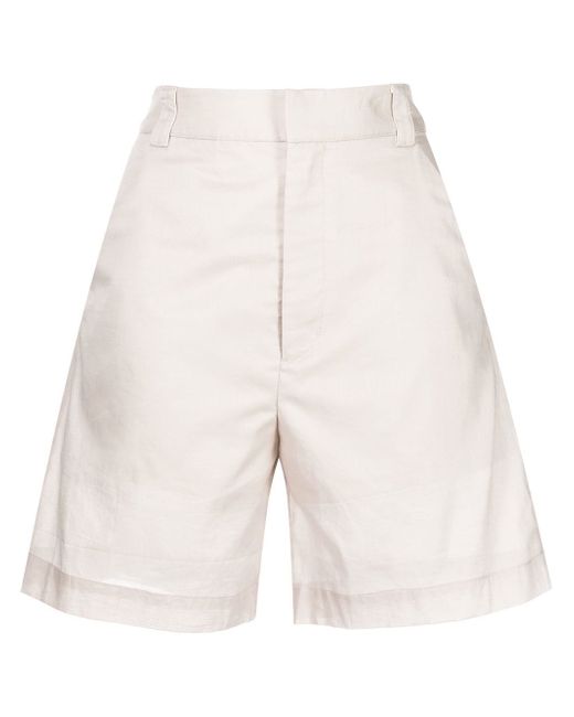 Izzue layered knee-length shorts