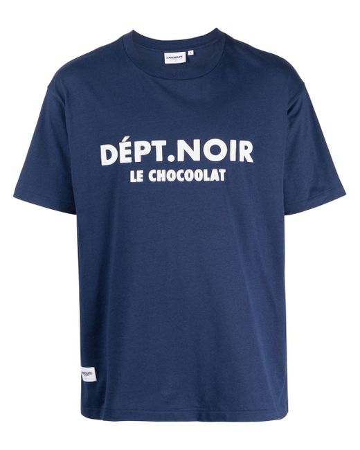 Chocoolate logo-detail graphic-print cotton T-shirt