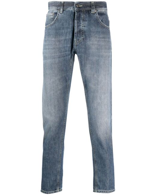 Dondup mid-rise tapered jeans