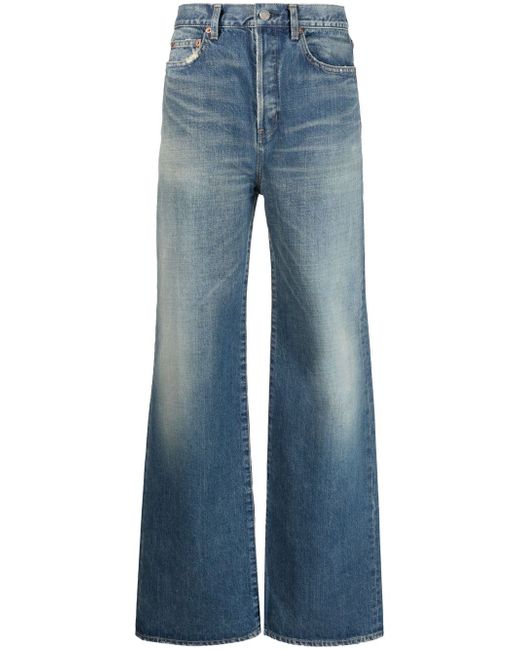 Saint Laurent high-waisted bootcut jeans