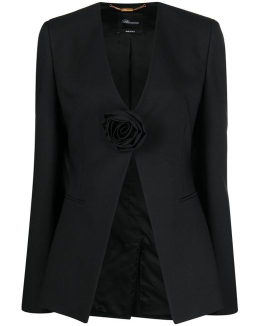 Blumarine rose detail blazer