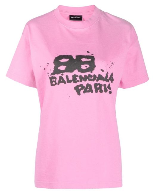 Balenciaga logo-print cotton T-shirt