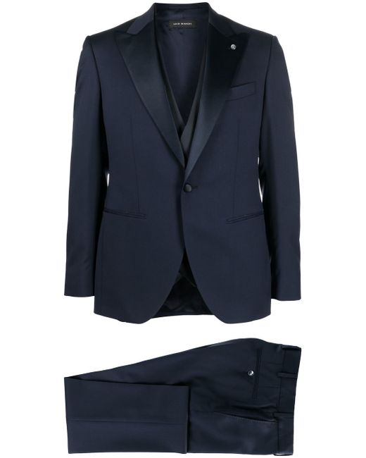 Luigi Bianchi Mantova three-piece single-breasted suit