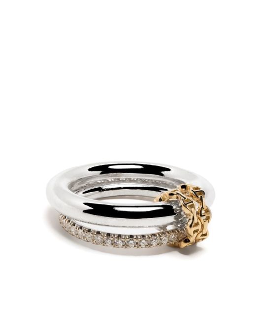 Spinelli Kilcollin x Hoorsenbuhs 18kt and white gold diamond ring