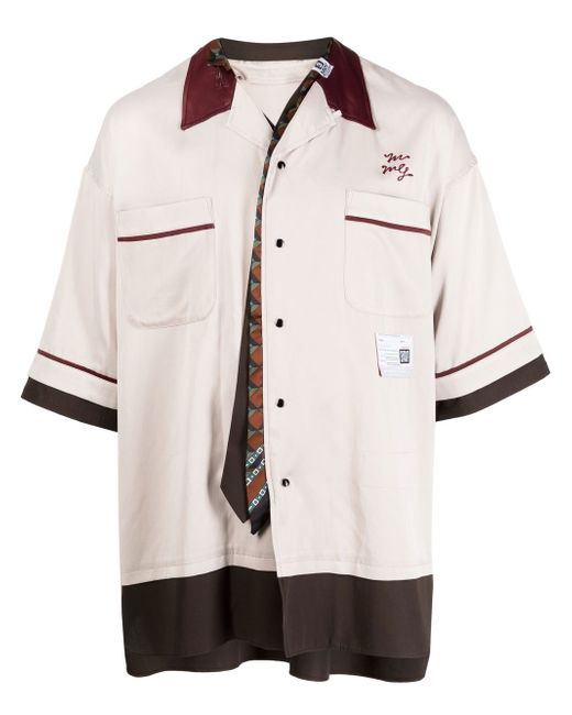 Maison Mihara Yasuhiro short-sleeve bowling shirt