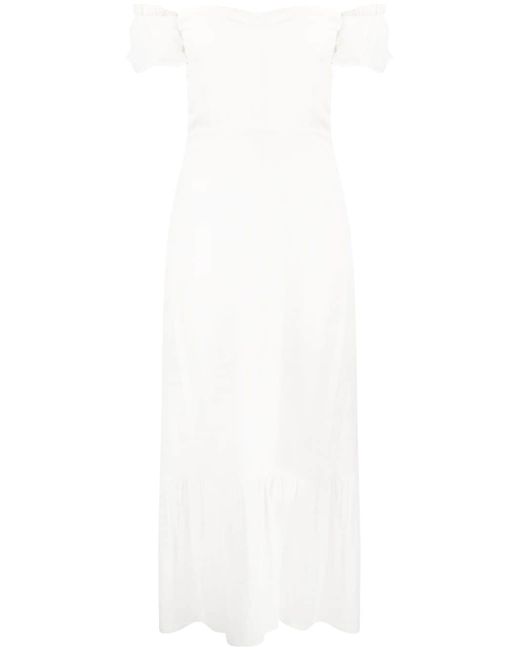 Reformation off-shoulder Butterfly maxi dress