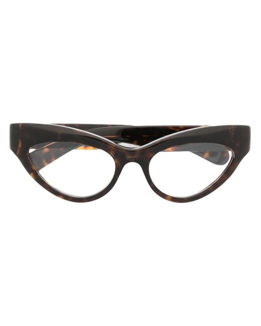 Gucci tortoiseshell cat-eye frame optical glasses