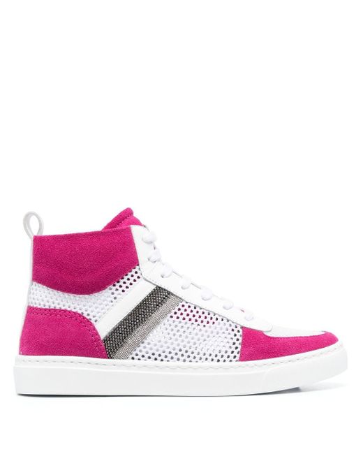 Fabiana Filippi lace-up high-top sneakers
