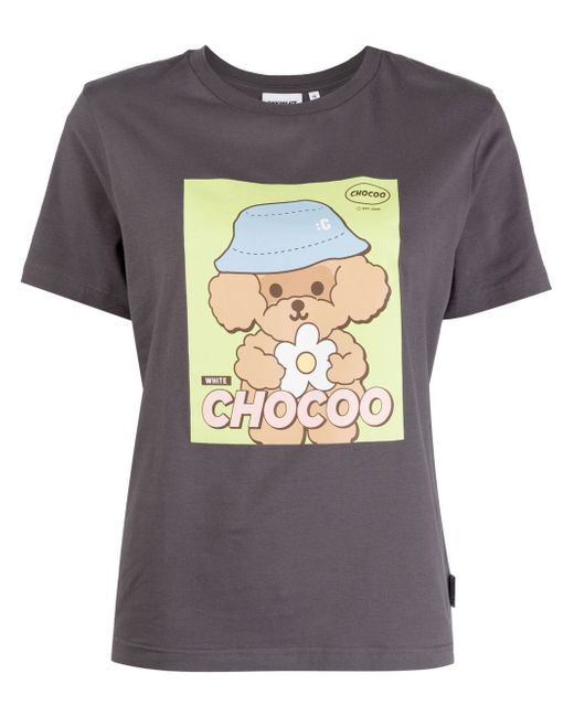 Chocoolate graphic logo-print T-shirt
