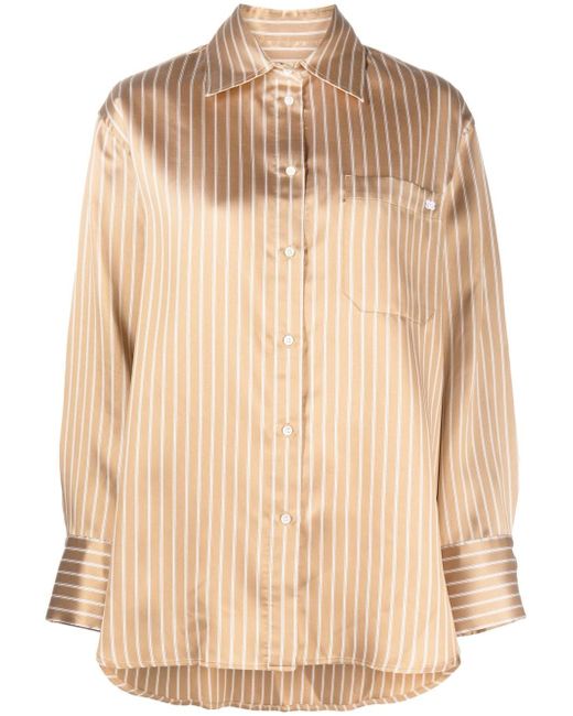 Sandro Kurtis stripe-print shirt