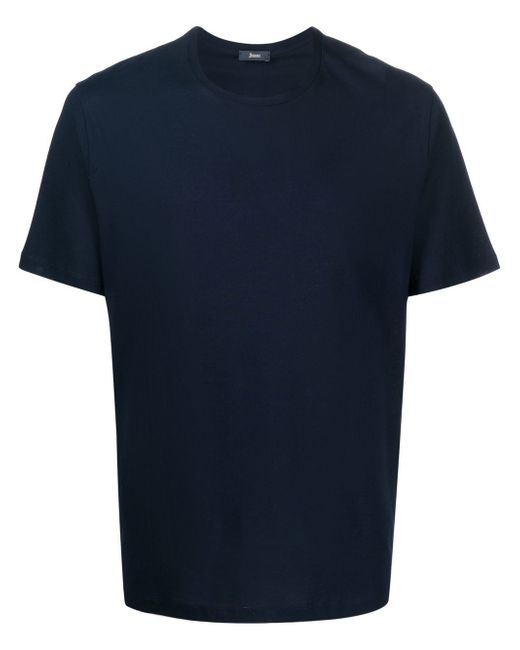 Herno crew-neck cotton T-shirt