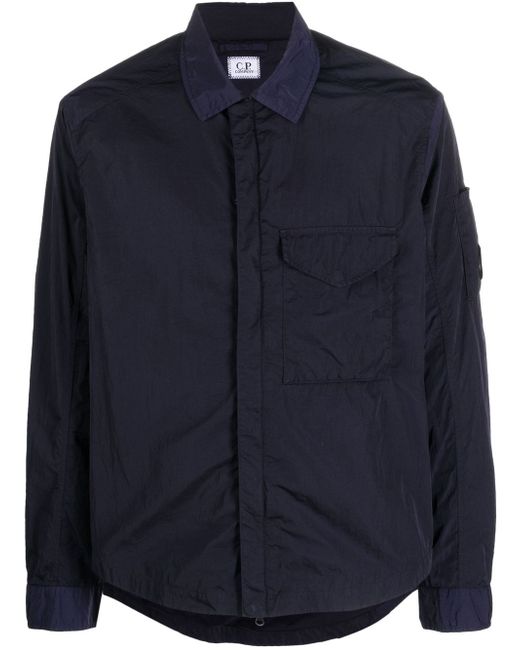 CP Company concealed-fastening shirt jacket