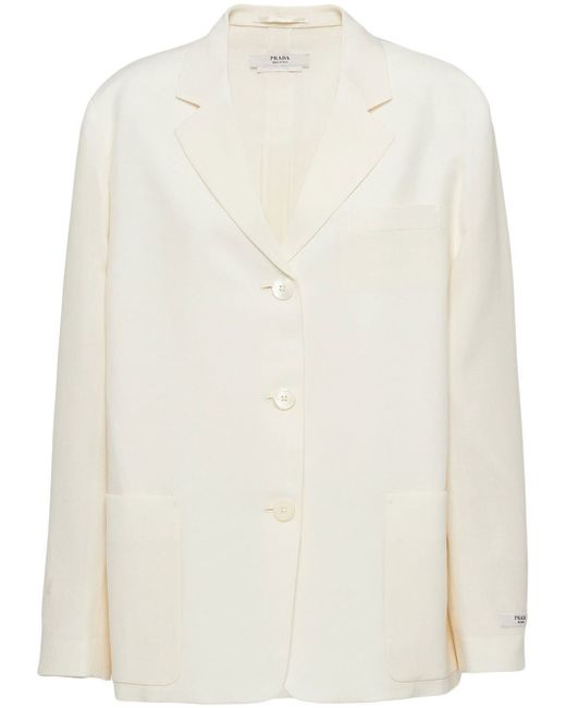Prada single-breasted wool jacket