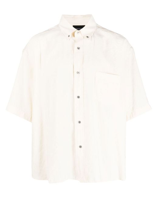Emporio Armani chest-pocket short-sleeved shirt
