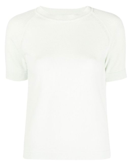 Barrie short-sleeved cashmere top
