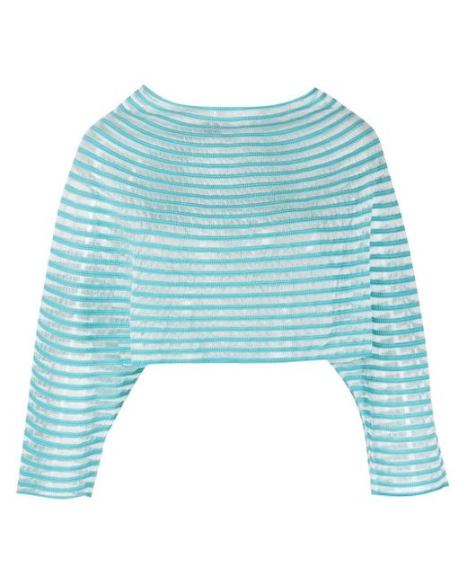 Emporio Armani striped long sleeve jumper