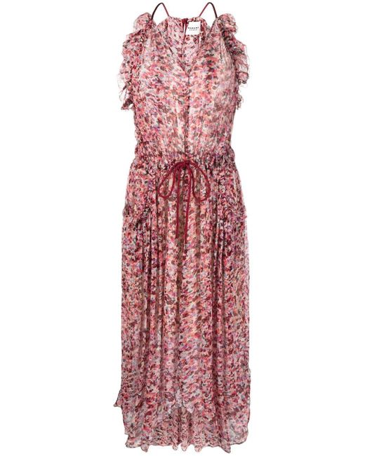 Isabel Marant Etoile graphic-print sleeveless dress