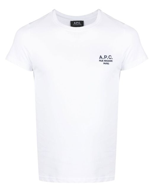 A.P.C. logo-print cotton T-shirt