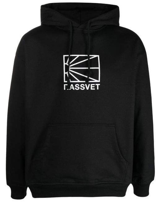 Paccbet graphic-print cotton hoodie