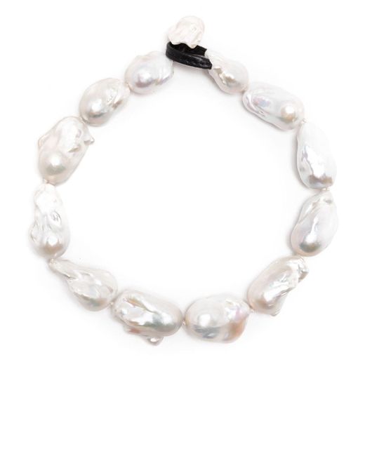 Monies baroque pearl necklace