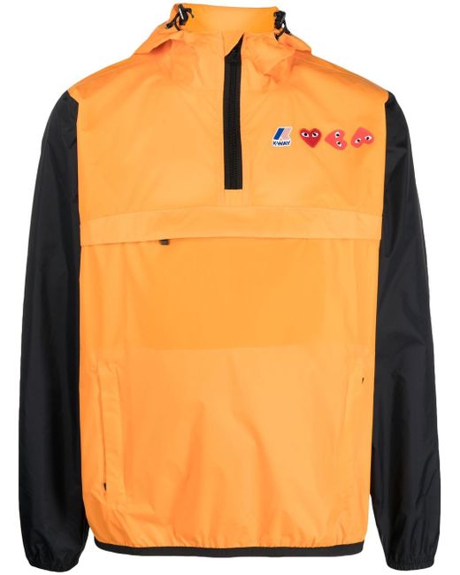 Comme Des Garçons Play logo-print hooded jacket