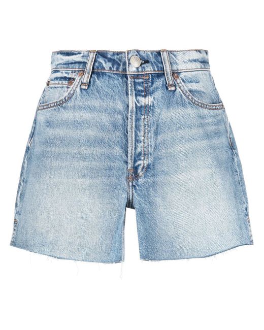 Rag & Bone high-waisted denim shorts