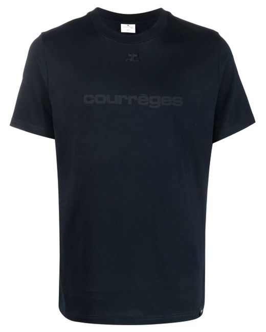Courrèges logo-print cotton T-shirt
