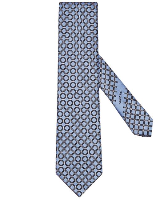 Z Zegna patterned jacquard tie