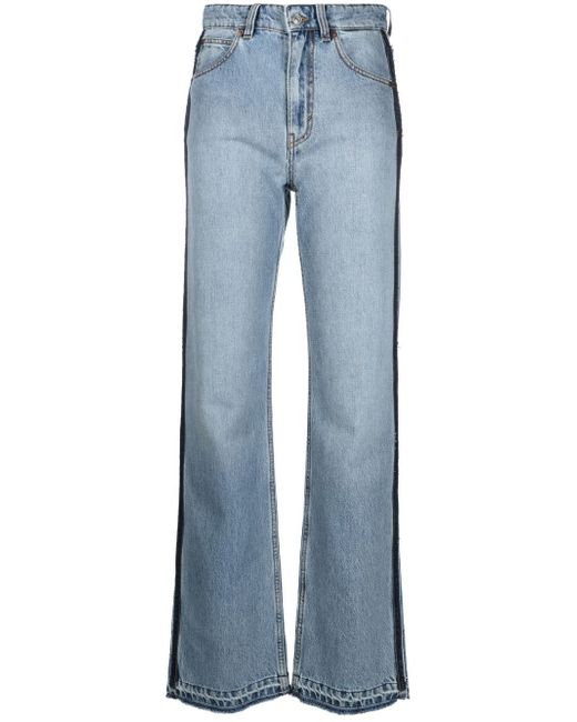 Victoria Beckham Julia high-waisted straight jeans
