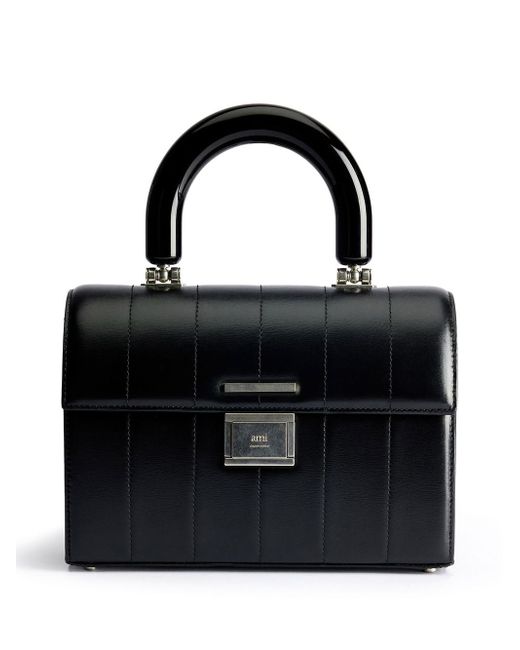 AMI Alexandre Mattiussi leather top handle bag