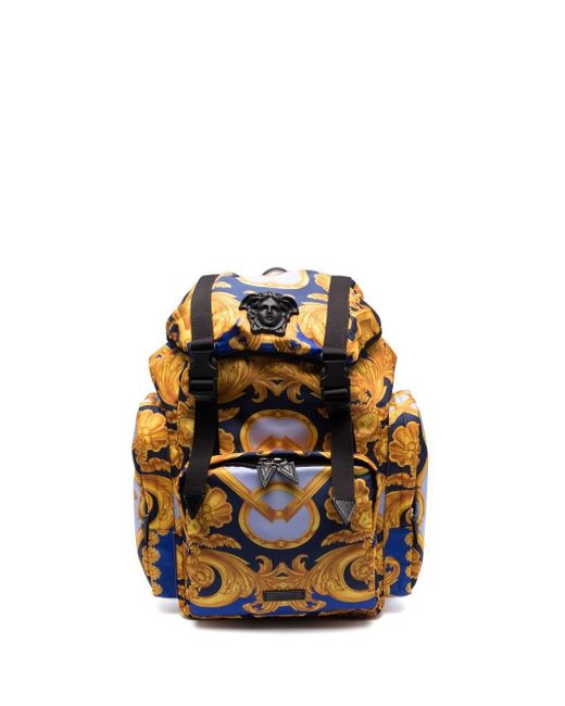 Versace baroque print backpack