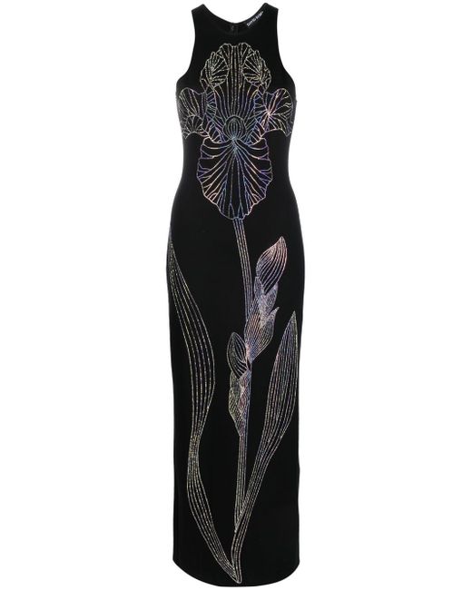 David Koma iridescent embellished sleeveless dress