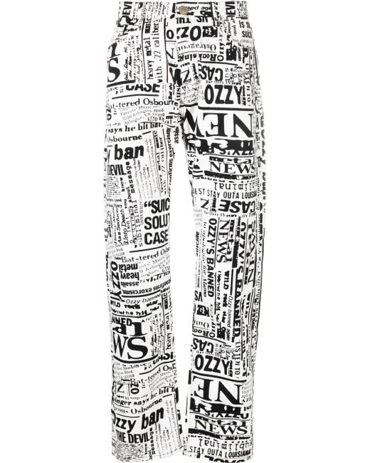 Aries all-over print jeans