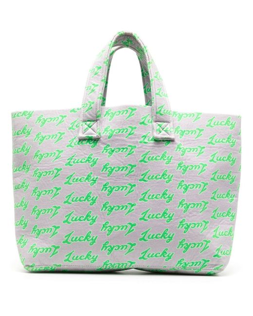 Natasha Zinko all-over Lucky-print tote bag