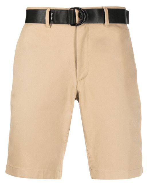 Calvin Klein slim-fit twill shorts