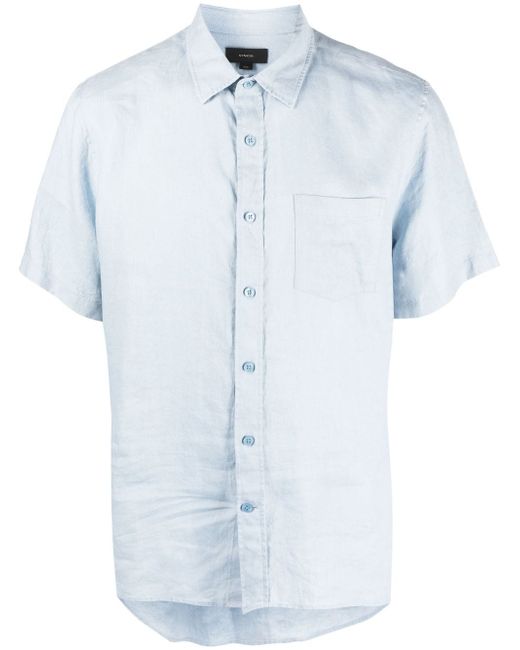 Vince chest patch-pocket detail shirt